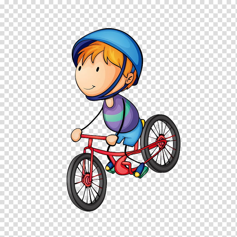 Cartoon Frame, Bicycle, Sports Equipment, Vehicle, Male, Bicycle Accessory, Boy, Headgear transparent background PNG clipart