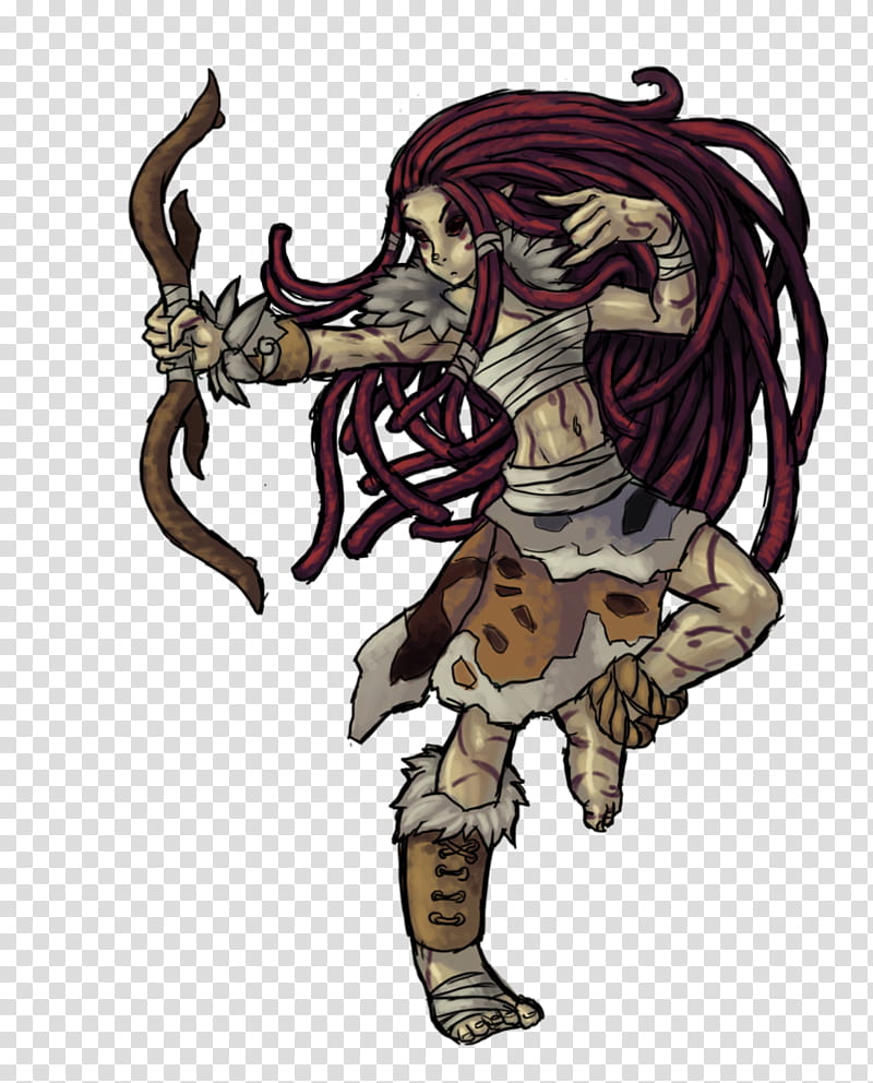 Wild Elf Archer transparent background PNG clipart