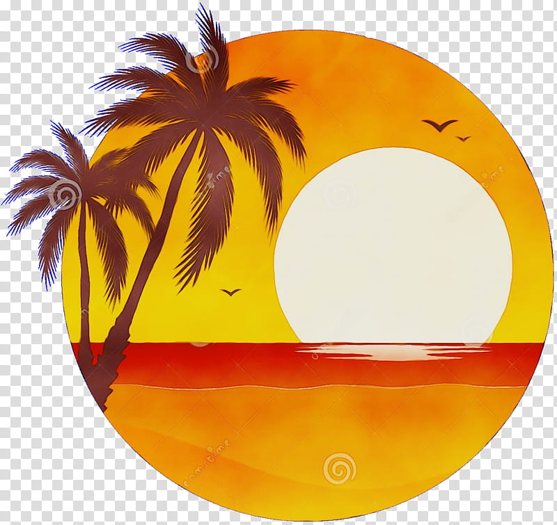 Coconut Tree Drawing, Watercolor, Paint, Wet Ink, Palm Trees, Willow, Cartoon, Silhouette transparent background PNG clipart