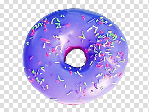 , purple doughnut transparent background PNG clipart