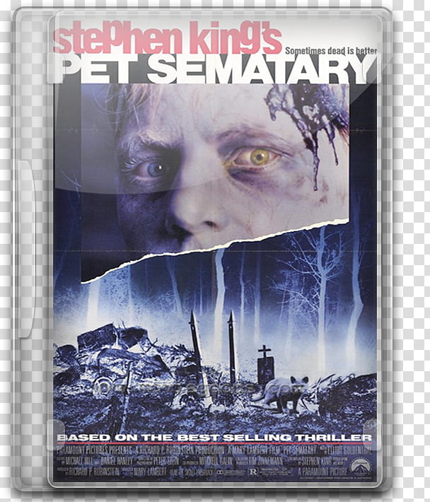 Pet Sematary  DVD Case Icon transparent background PNG clipart