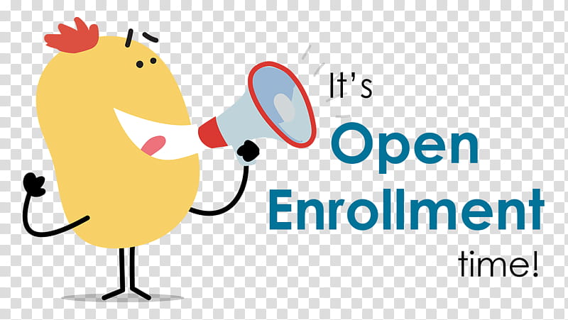 Annual Enrollment Text, Health Insurance, Logo, Employee Benefits, Cartoon, Line, Beak, Area transparent background PNG clipart