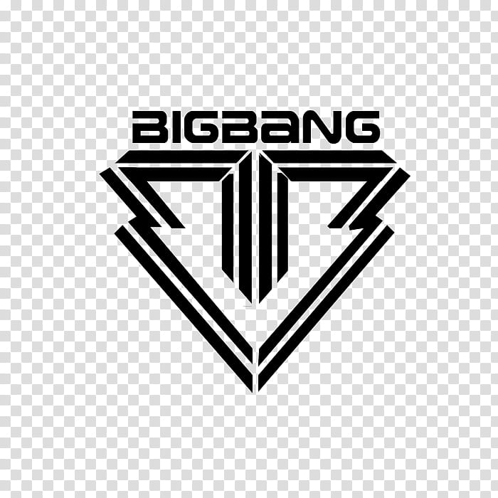 Bigbang Alive Album LOGO REMAKED, black Bigbang logo transparent background PNG clipart