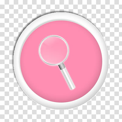 Iconos Y S Search Pink And White Magnifying Glass Transparent