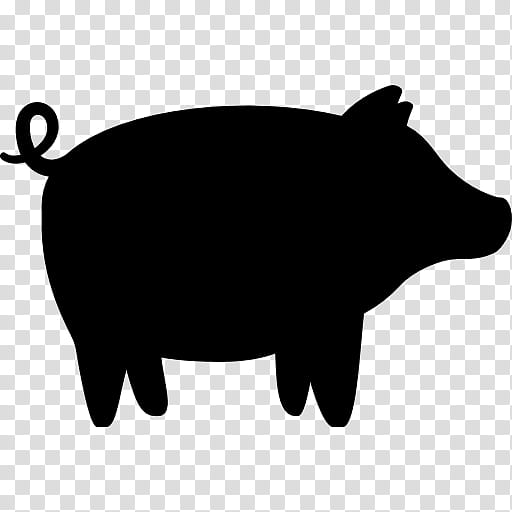 Pig, Lion, Animal Silhouettes, Logo, Boar, Suidae, Snout, Live transparent background PNG clipart