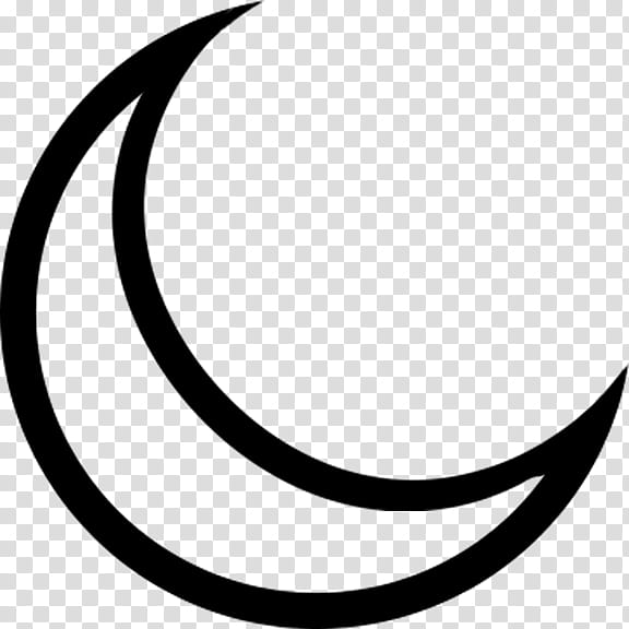 Moon Symbol, Crescent, Full Moon, Lunar Phase, Blue Moon, Moonlight, Sky, Blackandwhite transparent background PNG clipart