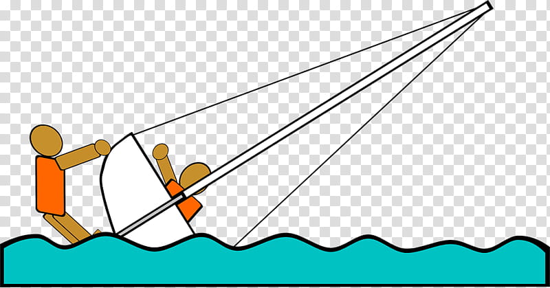 Cartoon Cat, Capsizing, Sailboat, Sailing, Yacht, Sailing Ship, Kayak, Hobie Cat transparent background PNG clipart