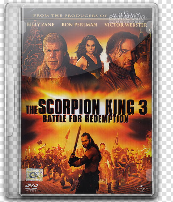 The Scorpion King  DVD Case Icon transparent background PNG clipart