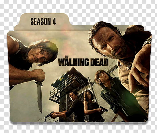 The Walking Dead Serie Folders, The Walking Dead Season  folder transparent background PNG clipart