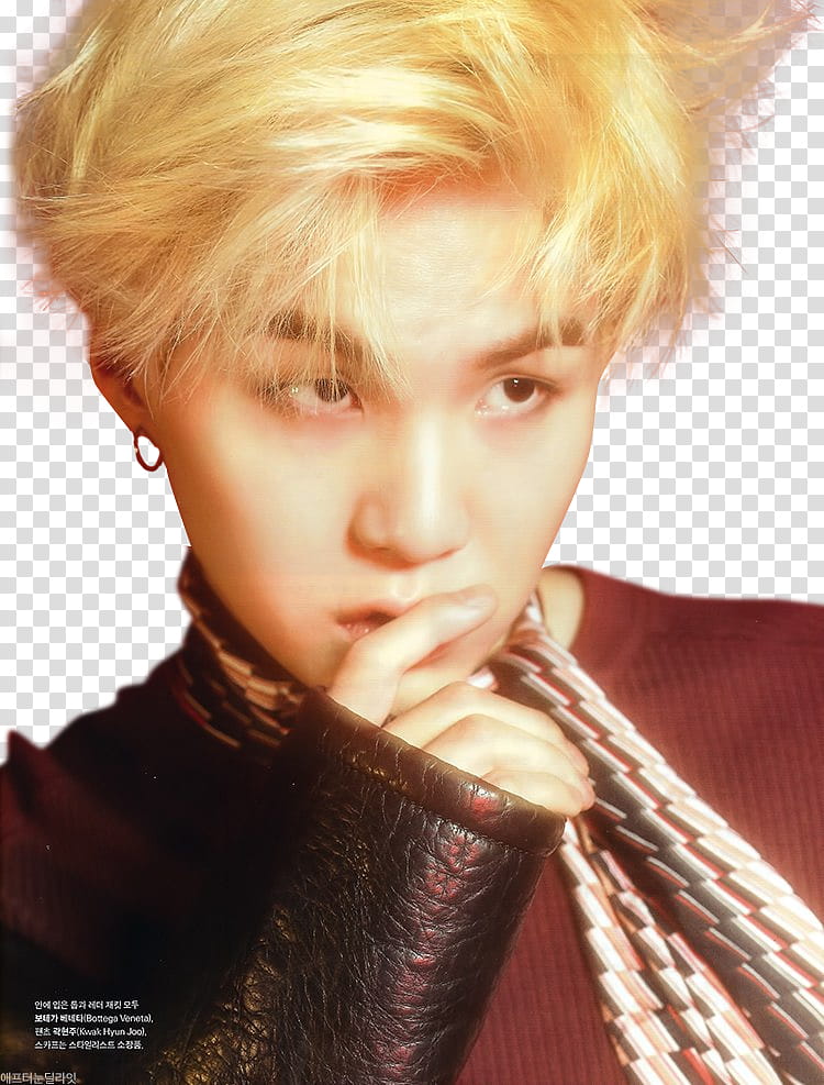 Min Yoongi, man covering his mouth transparent background PNG clipart