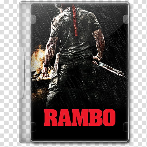DVD Icon , Rambo transparent background PNG clipart