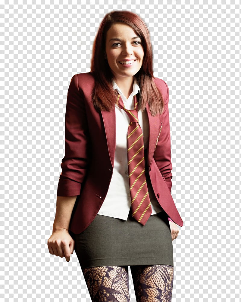 House Of Anubis, woman in maroon suit jacket transparent background PNG clipart