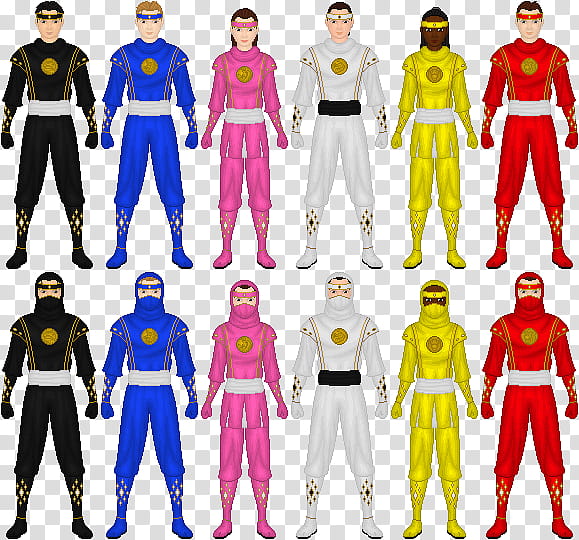 Mighty Morphin Power Rangers The Movie pt , ninja illustrations transparent background PNG clipart