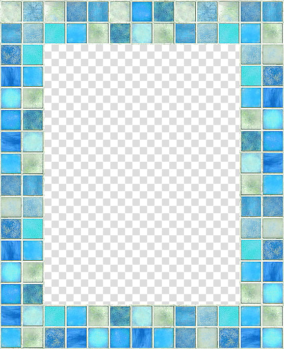 Sail Away Scrap Kit Freebie, rectangular blue and teal frame transparent background PNG clipart