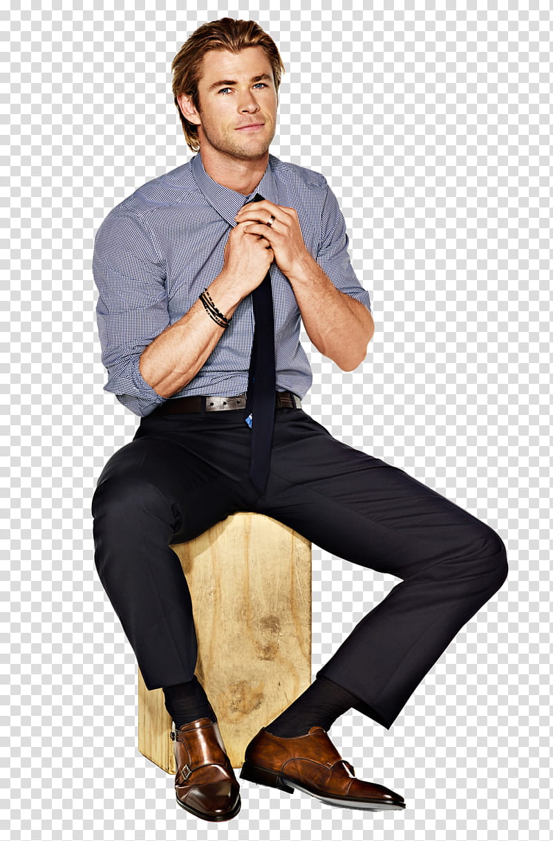 Chris Hemsworth, confident () transparent background PNG clipart