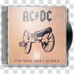 Acdc, , For Those About To Rock transparent background PNG clipart