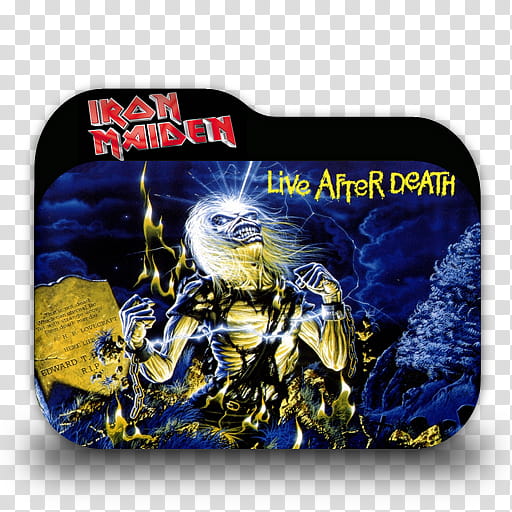 Iron Maiden Folder Icon, Iron Maiden transparent background PNG clipart