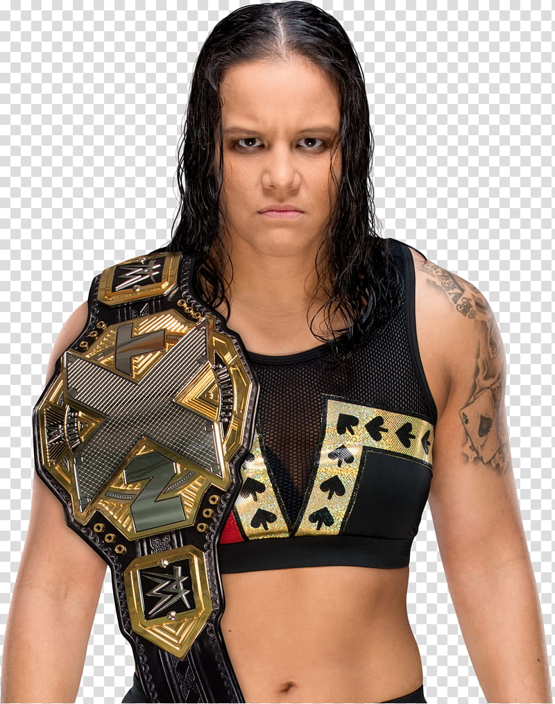 Shayna Baszler NXT Women Champion custom transparent background PNG clipart