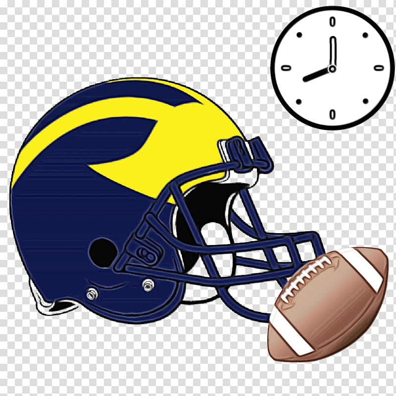 American Football, Watercolor, Paint, Wet Ink, Michigan Wolverines Football, Ncaa Division I Football Bowl Subdivision, NFL, University Of Michigan transparent background PNG clipart