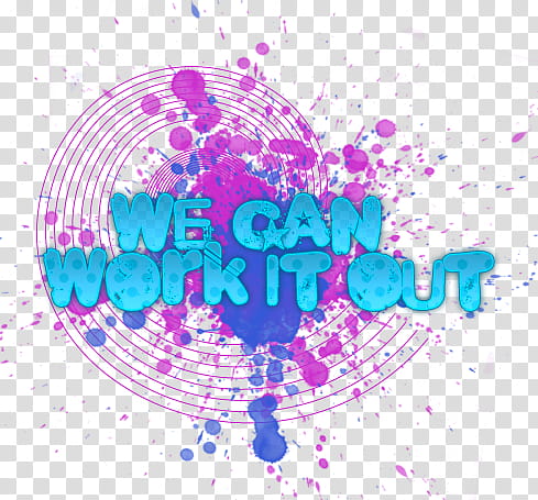 we can work it out D text illustration transparent background PNG clipart