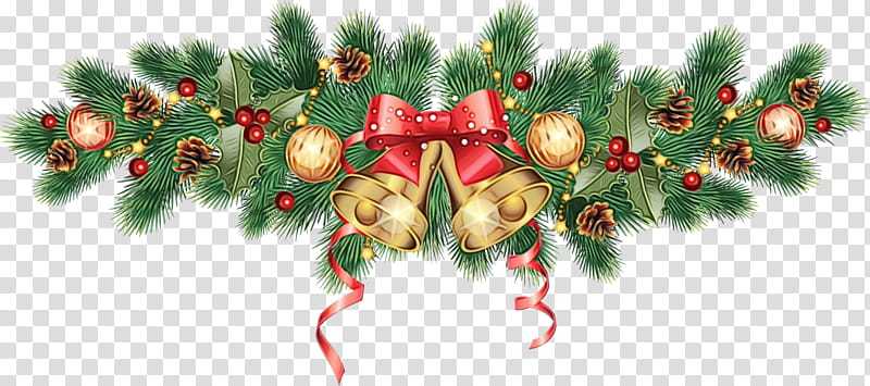 Christmas decoration, Watercolor, Paint, Wet Ink, Oregon Pine, Christmas Ornament, Christmas , Christmas Tree transparent background PNG clipart