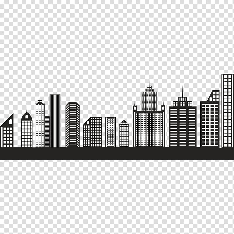 City Skyline Silhouette, Sticker, Vremennaya Tatuirovka, Razvodnyye Mosty, Text, Interieur, Ironon, Symbol transparent background PNG clipart