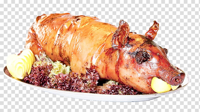 lechona suckling pig lechon food pig roast, Meat, Dish, Hornado, Cuisine transparent background PNG clipart