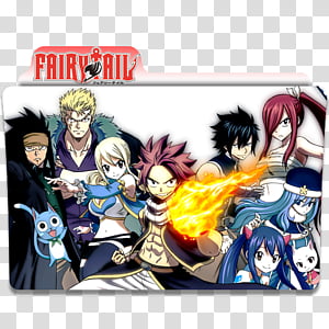 Anime Icon Fairy Tail Folder Art Transparent Background Png