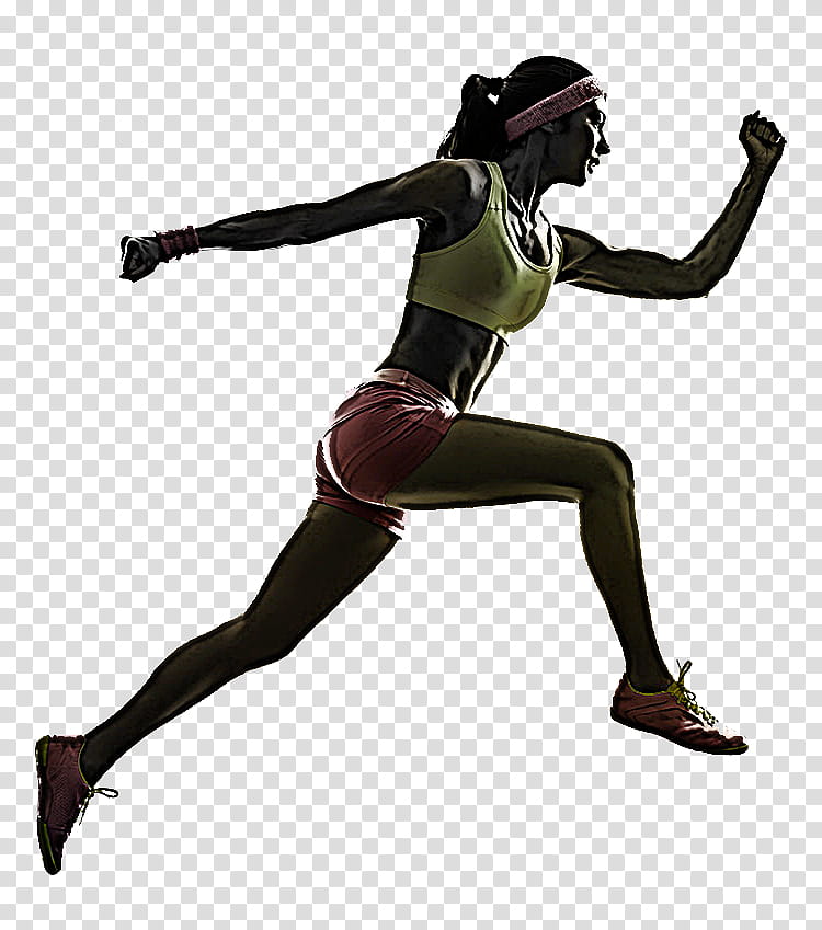 running tights sprint lunge silhouette, Recreation, Costume transparent background PNG clipart