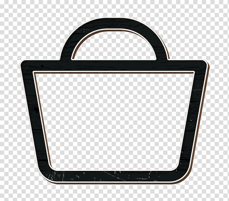 basket icon ecommerce icon shop icon, Rectangle transparent background PNG clipart