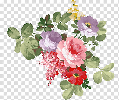 flowers, pink, purple, and white flower transparent background PNG clipart