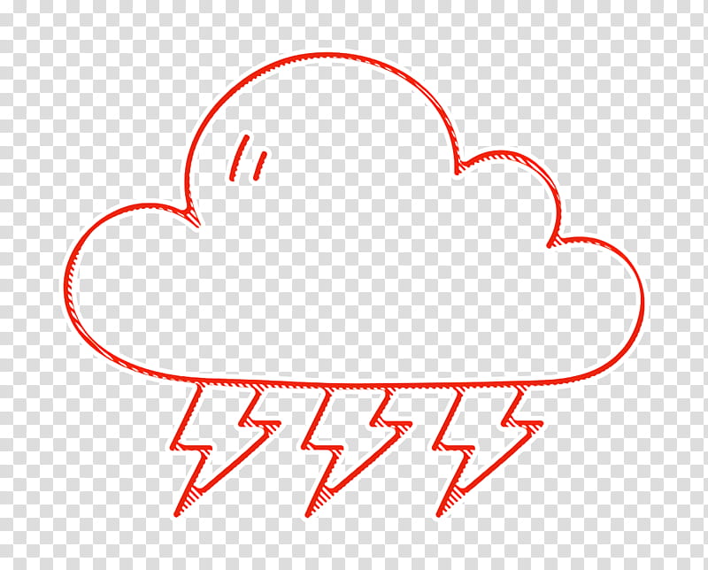 cloud icon lightening icon storm icon, Thunder Icon, Weather Icon, Text, Line, Heart, Line Art, Love transparent background PNG clipart