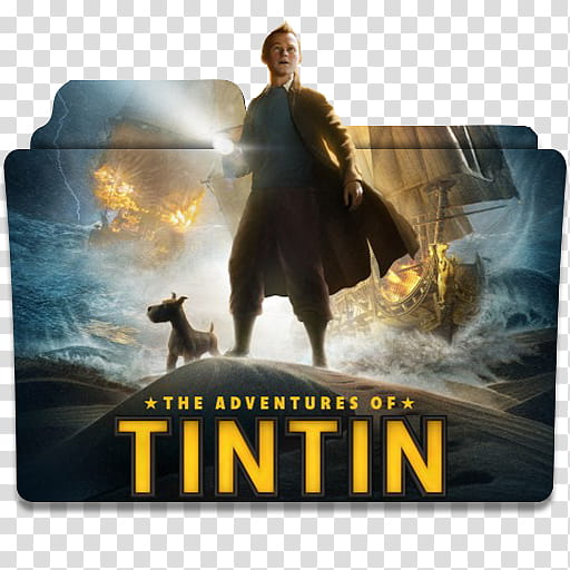 The Adventures of Tintin  Folder Icon , DAY..U () transparent background PNG clipart