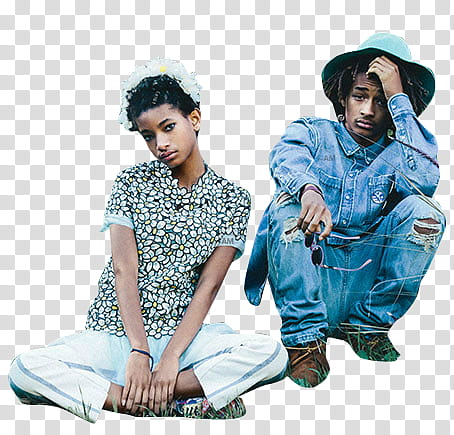 WILLOW AND JADEN SMITH transparent background PNG clipart