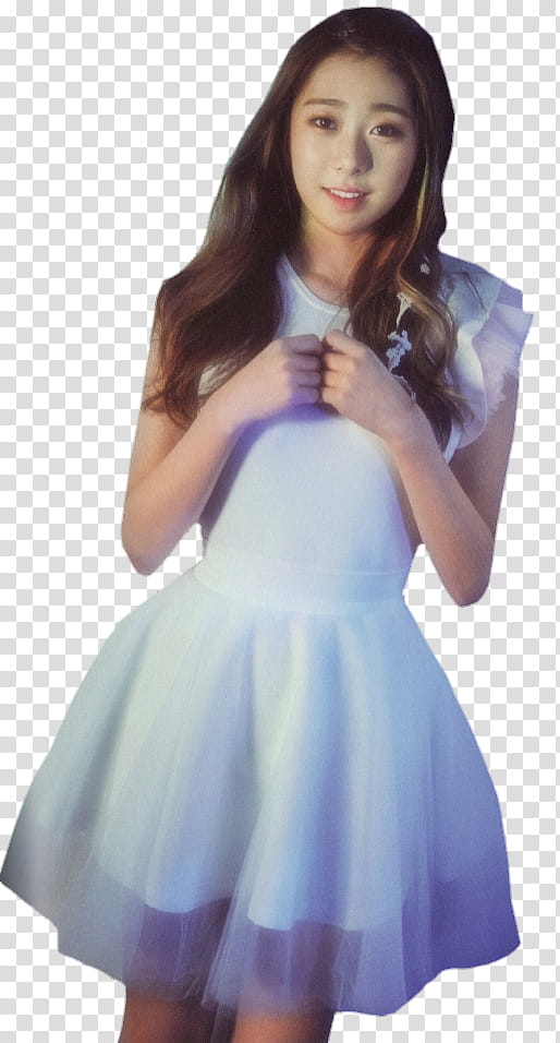 WJSN Cosmic Girls Secret Album, woman wearing white sleeveless dress transparent background PNG clipart