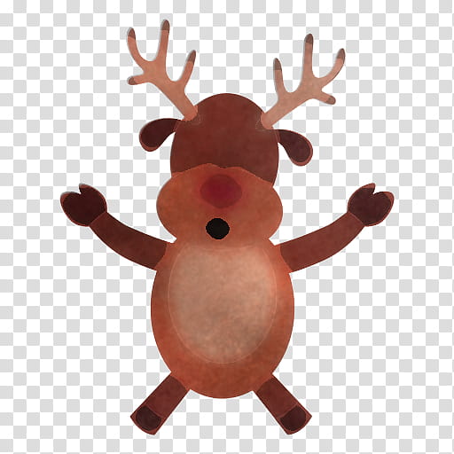 Reindeer, Brown, Stuffed Toy, Antler, Plush, Moose, Animation, Fur transparent background PNG clipart