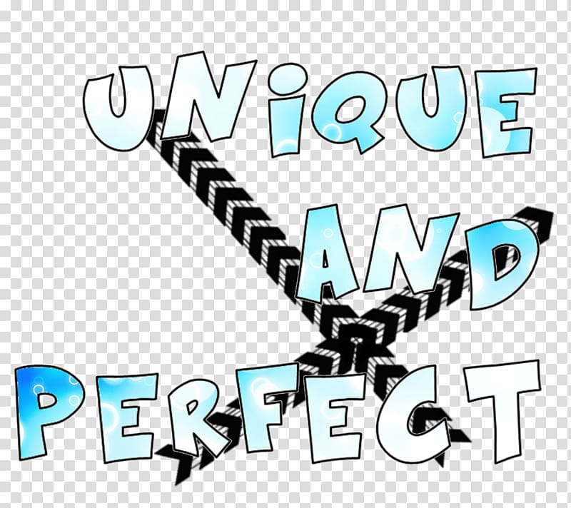 Unique and Perfect text transparent background PNG clipart