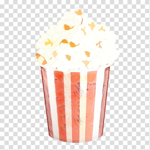 Cartoon Birthday Cake, Popcorn, Flavor, Baking, Cup, Baking Cup, Orange, Food transparent background PNG clipart