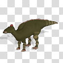 Spore creature Edmontosaurus female transparent background PNG clipart