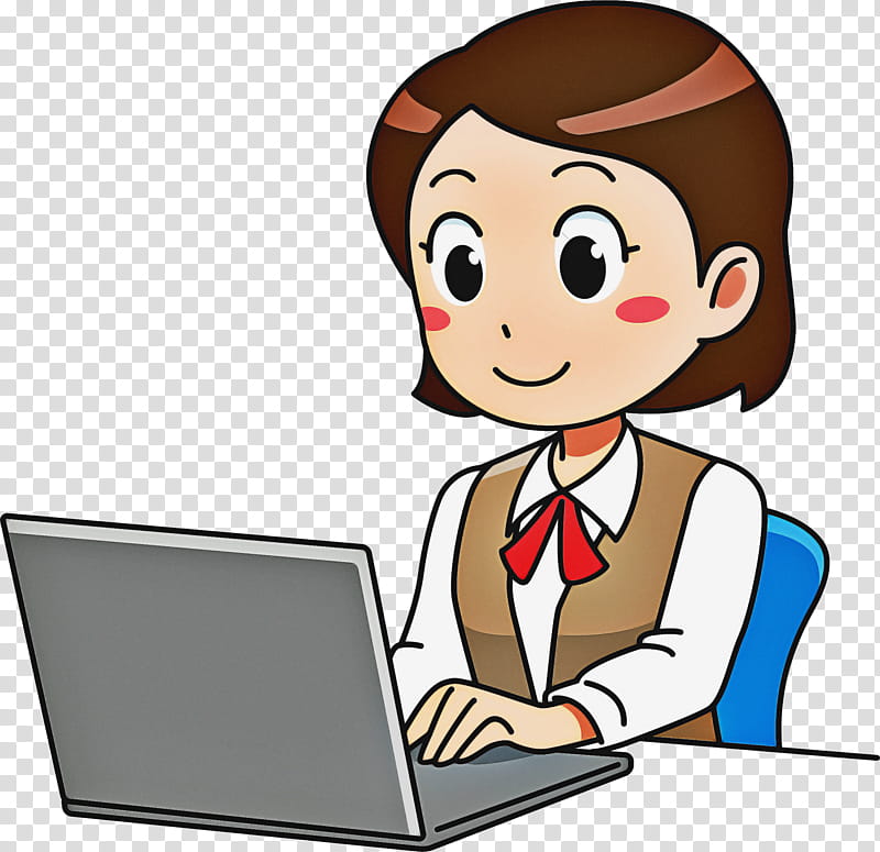 cartoon job learning call centre, Cartoon, Employment, Telephone Operator, Reading, Secretary transparent background PNG clipart