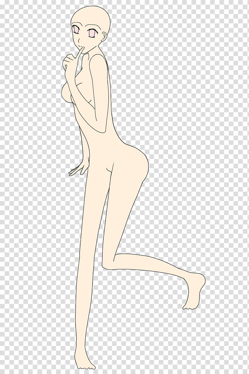 Anime Girl Base byLichtdiamant, female anime character body illustration transparent background PNG clipart