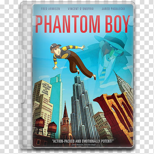 Movie Icon Mega , Phantom Boy, Phantom Boy DVD case transparent background PNG clipart