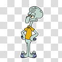 Squidward Tentacles transparent background PNG clipart