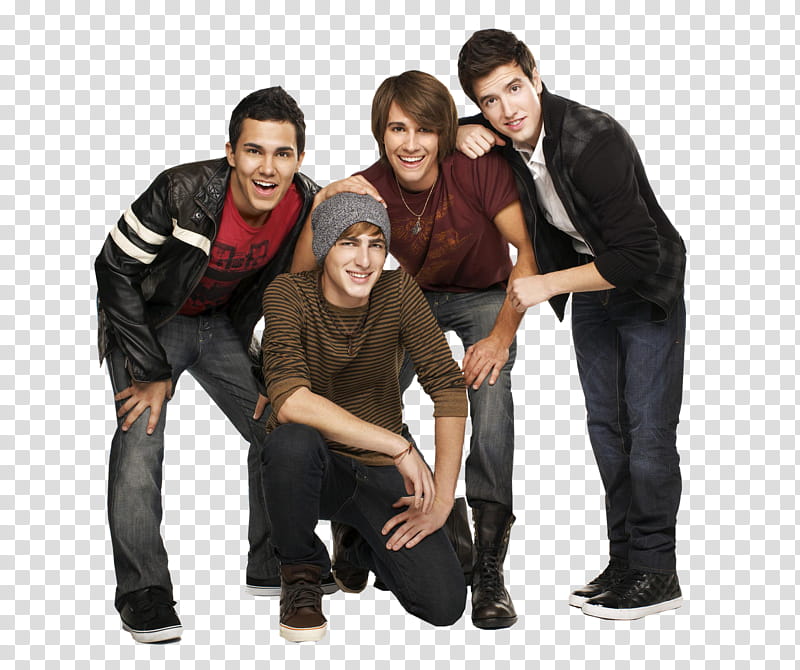 four member boy band transparent background PNG clipart