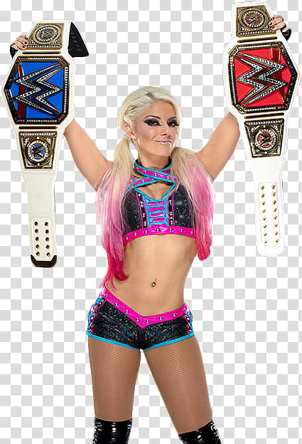 Alexa Bliss RAW and SDLIVE Women Champion transparent background PNG clipart