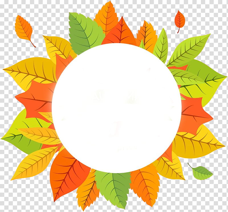 Green Leaf, Autumn, Circle, Maple, Yellow, Maple Leaf, Disk, Season transparent background PNG clipart