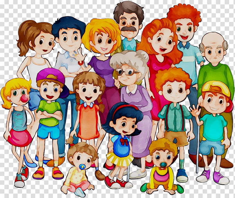 Kids Playing, Drawing, Extended Family, Silhouette, Social Group, Family Reunion, Cartoon, Document transparent background PNG clipart