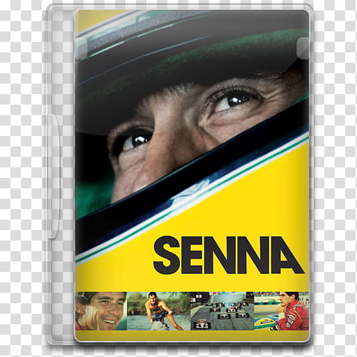 Movie Icon Mega , Senna, Senna DVD case transparent background PNG clipart
