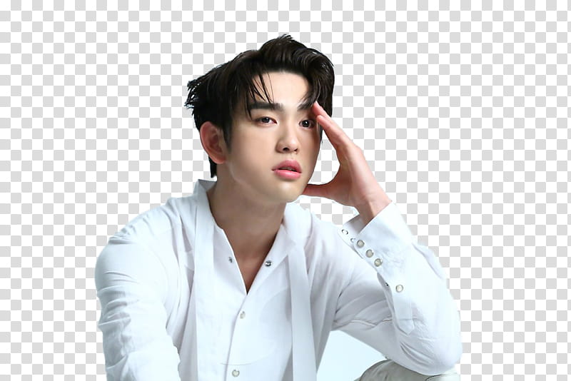 Jinyoung GOT transparent background PNG clipart