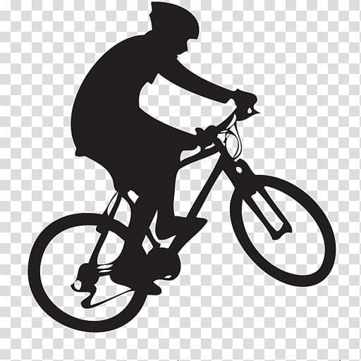 Silhouette Frame, Bicycle, Mountain Bike, Cycling, Bicycle Wheels, Downhill Mountain Biking, Motorcycle, Montra transparent background PNG clipart